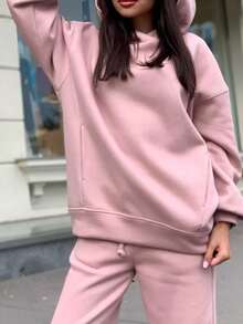 Conjunto Pants Para Dama 2 Piezas - Rosa - Ver 3