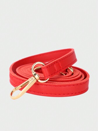 1 pieza Correa ajustable para bolso de unicolor versátil y casual de piel de poliuretano