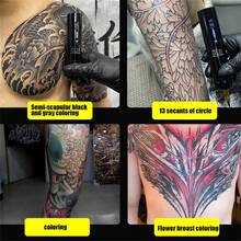 Máquina De Tatuaje Rotativa Inalámbrica K3 Máquina De Pluma De Tatuaje Permanente Pmu Con Pantalla Lcd Para Principiantes Y Artistas De Tatuajes - Negro - Ver 10