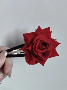1 件女士彩色珍珠和仿蝴蝶兰花甜美飘逸发夹，适合日常佩戴优雅 - 彩色 - 查看 16