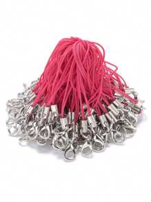 Gói 10 dây phụ kiện trang sức tự làm có móc khóa cho điện thoại di động, trang trí búp bê, v.v. - chuỗi điện thoại di động - Xem 10