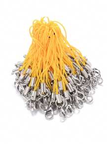 Gói 10 dây phụ kiện trang sức tự làm có móc khóa cho điện thoại di động, trang trí búp bê, v.v. - chuỗi điện thoại di động - Xem 9