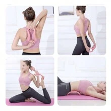 Yoga Stretch Ring, Pilates Circle, Back And Shoulders Stretcher, Spine Tool, Open Back Magic Circle, Yoga Equipment - Pink - View 2