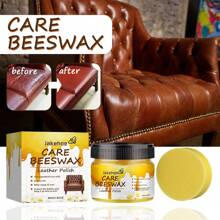 家居傢俱維護蜜蠟清潔劑,沙發護理保養蜂蠟 - 黃色 - 查看 6