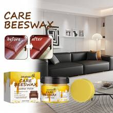 家居傢俱維護蜜蠟清潔劑,沙發護理保養蜂蠟 - 黃色 - 查看 3