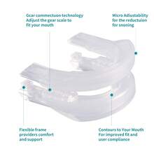 1pc Anti-Grinding Dental Guard, Sleep Bruxism Mouth Guard - Clear - View 5