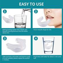 1pc Anti-Grinding Dental Guard, Sleep Bruxism Mouth Guard - Clear - View 7