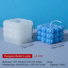 Diy泡泡蠟燭模具蠟燭矽膠模具 - 白色 - 查看 8