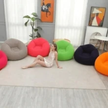 Sillon Inflable Hinchable Sencillo Comodo Y Facil De Guardar - Verde - Ver 2