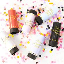 Spring Confetti Cannon Handheld Firework For Wedding, Grand Opening, Birthday, Party Celebration, Spring Punch It - White - View 7