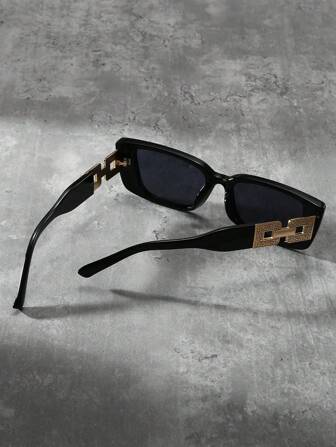 1pc Fashionable Oversized Y2k Fashion Glasses For Summer Beach Vintage Shades Accessories Beach Accessories Glasses Shadesy2kfestival For Summer Beach Vacation,Outdoor,Travel