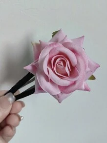 1 件女士彩色珍珠和仿蝴蝶兰花甜美飘逸发夹，适合日常佩戴优雅 - 彩色 - 查看 15