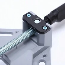 Single Handle 90 Degree Aluminum Alloy Right Angle Clamp - Grey - View 9