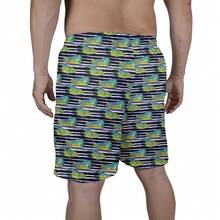 Men Beach Shorts - màu đen - Xem 3