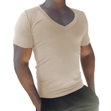 Men T-Shirts - Màu be - Xem 2