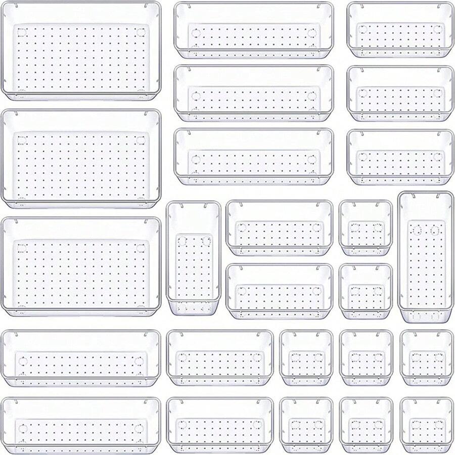 13 Nhựa Phòng tắm Mỹ phẩm Hộp trữ Nhà  Trong suốt Hộp lưu trữ ngăn kéo Bộ Đa chức năng Phòng tắm Phòng ngủ Phòng khách Hộp lưu trữ máy tính để bàn Trong suốt PS Chất liệu Ngăn kéo Chia rẽ Hộp trữ Có thể Tự do Kết hợp Mỹ phẩm Lưu trữ Các loại khác nhau Hộp Phòng bếp Lưu trữ Găng tay Hộp 4 Thông số kỹ thuật Thích hợp Đối với Nhiều loại Mỹ phẩm Hộp trữ Phòng tắm Phụ kiện Đồ dùng phòng tắm Nhà  Phòng bếp Quân nhu Lưu trữ Quân nhu - Trong sáng - Xem 1