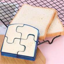 興奮的恐龍造型三明治切割機: 省力的手動麵包模具,適用於家庭、學校和辦公室慶祝活動的禮物 - 彩色 - 查看 7