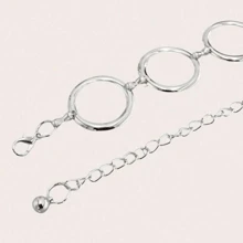 CINTOS CINTO CORRENTE METAL DE ARGOLA ANEL DOURADO E PRATA MODA LUXO VERÃO