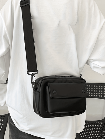 Men's PU Shoulder Bags, Chest Bags, Coin Purses, Crossbody Bags, Winter Holiday Tote Bags, Beach Bags, Gym Bags, Black Bags, Hiking Bags, Large Capacity, Multi-Functional, Portable, Vacation Waist Bags, Christmas Gifts, Valentine's Day, Retro Valentine's Day, Holiday Essentials, Crossbody Bags, Sticker Bags, Back-To-School Season, Valentine's Day Gifts, Retro Men's Gift Bags, Crossbody Bags, Spring Retro Bags, Stationery.