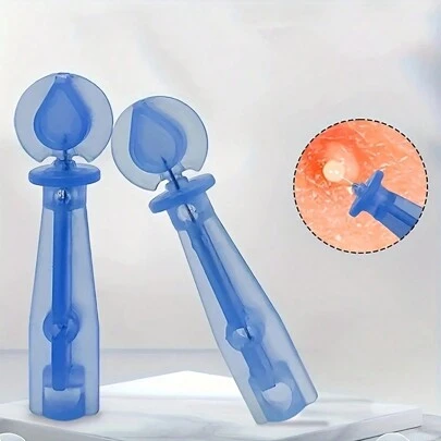 Set de 50 piezas Herramientas para eliminación de puntos negros, Agujas desechables profesionales para acné, Extractor de puntos blancos y negros, Herramientas de salón para eliminación de acné