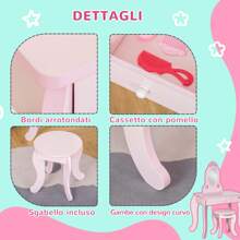 HOMCOM Vanities - Pink - View 7