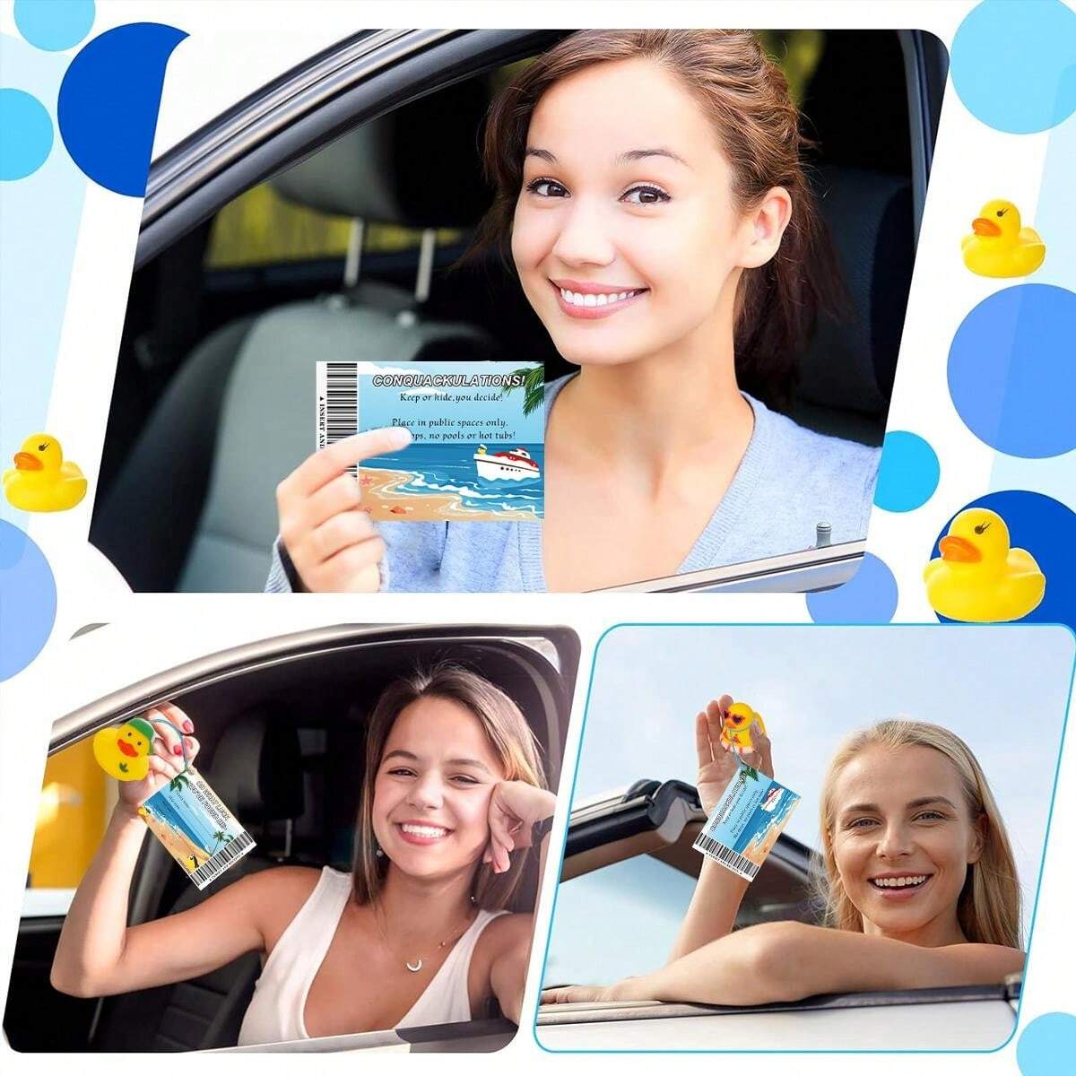 10 Sets Duck Tag Cruise Kits Include 10 Cruising Rubber Duck Tags 10 ...