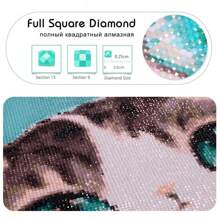 1 Pièce Peinture Au Diamant Personnalisée Photo 5d Plein Carré Images De Strass, Mosaïque De Diamants En Vente, Cadeau Artisanal Pour La Décoration De La Maison