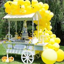 113PCS Yellow Balloons, Yellow Balloon Flower Arch Kit, Various Sizes 18/12/10/5 Inches, Ideal For Birthday, Sunflower Themed Party, Graduation Ceremony, Wedding Decorations, - Yellow - View 5