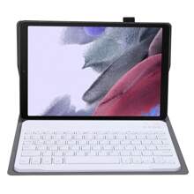 A220 可分離式藍牙鍵盤皮革平板電腦套，適用於三星 Galaxy Tab A7 Lite 8.7 T220 / T225，設有扶架和彈性帶功能(玫瑰金) - 金色 - 查看 7