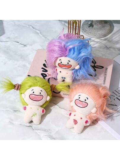 謎のぬいぐるみキーホルダー 12星座デザイン ぬいぐるみキーホルダー 1個、かわいくおもしろい