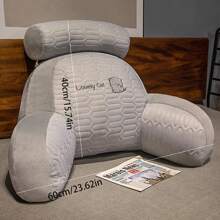 床頭靠墊支撐靠背枕,沙發床閱讀枕頭可拆洗 - 粉兔 - 查看 2