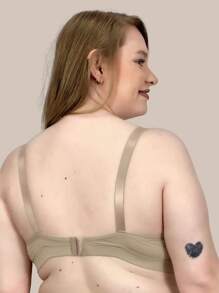 Plus Size Bras & Bralettes - 米色 - 查看 2