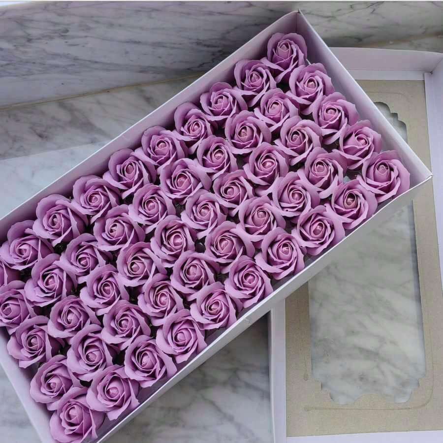 Rose Di Sapone Artificiali - 10 Pezzi, Rosa, Decorative Per Regali E Feste, Realistiche - Foto 5