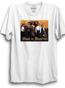 Playera Sangre por sangre onda vatos locos - Multicolor - Ver 1