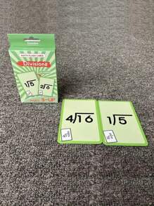 36pcs Children's Mathematical Flash Cards, Addition Subtraction Multiplication Division Practice Cards, Preschool Math Learning Activities, Homeschool Supplement - Multicolor - View 9