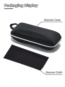 Ultra Light Rubber-Titanium Round Professional & Anti-Radiation Glasses For Men, Fashionable Round Frame Clear Glasses Accessories