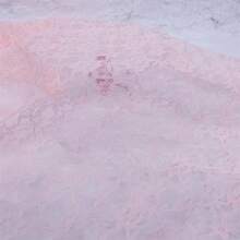 Mùa xuân/Mùa hè Gầy Polyester Nhỏ bé Hoa Vải ren , Thích hợp Đối với Chân váy , , - Hồng - Xem 3