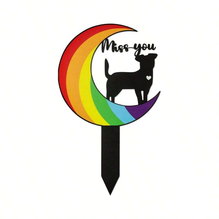 Outdoor Pet Memorial Plaque For Dogs, Monument For Dog Grave