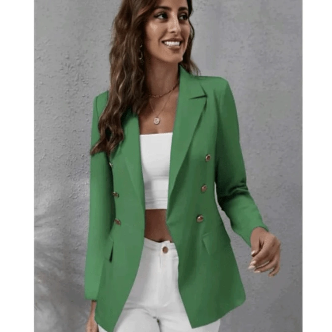 Women Blazers - màu xanh lá - Xem 1