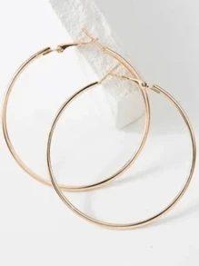 Hoop Earrings - Gold - View 2