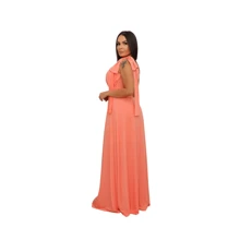 Women Dresses - Coral Pink - View 2