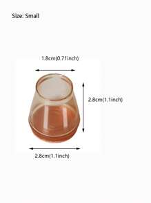 Felt Tpr Table And Chair Leg Covers, Silent Chair And Stool Foot Pads, Chair Leg Protectors, Anti-Noise Anti-Wear Desk And Chair Leg Pads, Stool Foot Covers