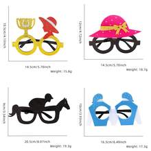 4PCS Kentucky Derby Headband Kentucky Run For The Roses Decorations Horse Kentucky Derby Horse Racing - Black - View 4