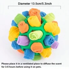 1pc Slow Feeding Snuffle Ball For Dogs, Pet Interactive Treat Dispensing Puzzle Toy, Iq Training And Slow Eating Feeder, Suitable For Small Dogs