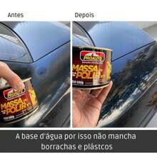 Massa de Polir n2 Tira Riscos Carro Moto Base Agua Proauto - Tamanho Único - Visão 5