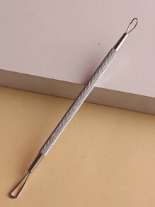 1 Miếng Thép không gỉ Hoa Xử lý Hai mặt Mụn Để loại bỏ Thích hợp Đối với Loại bỏ Mụn , Mụn đầu đen , Granules Khuôn mặt Dụng cụ vệ sinh - Bạc - Xem 1