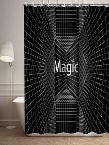 1 Miếng Creative & Cá nhân hóa Sợi dây Thiết kế Móc treo Rèm tắm , Đối với Bồn tắm Tách biệt , Phòng tắm Đồ trang trí Và Chống thấm Rèm cửa nhà tắm - Nhiều màu - Xem 5