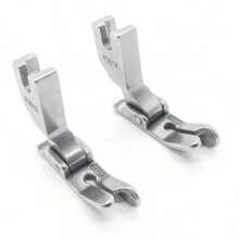 P351x Right Side Edge Presser Foot For Flat Lock Sewing Machines, Industrial Sewing Machine Parts - Silver - View 4