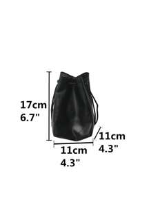 男士复古斜挎包，小巧独特设计，方便携带手机，适合休闲和街头风格吊带学校夏季防水迷你随身携带 PU 皮革斜挎包多功能户外便携休闲礼品节日礼品包皮包流浪包手提包男士包复古包情人节黑色包假日必备包露营单肩包包冬季返校复古度假礼品包包春季复古包学校用品小包钱包男士侧包迷你包 - 黑色 - 查看 5