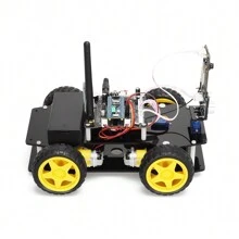 TSCINBUNY ESP-32 Smart Robot Car Kit For Arduino And Keil 5 Programming Combining ESP32 CAM With STM32 Electronics Educational Robotic Kit With Codes And Manual Instructions - Apricot - View 3